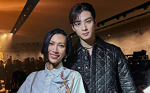 莫莉嬌羞曬「臉蛋天才」車銀優合照！網羨慕：妳是全民公敵