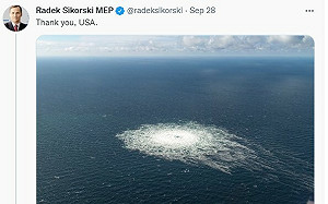 北溪管道連爆4破洞 波蘭前防長酸 :「謝謝美國!」美國務院反批：「荒謬」