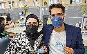 來自約旦的電機風扇散熱專家莫安柏博士 開心申獲梅花卡