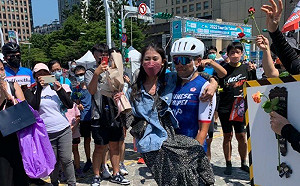 為愛拚環台賽 黃文忠終點前求婚