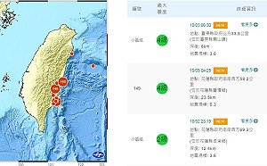 最大規模5.3！花東地牛翻身 變天前北嘉東熱爆