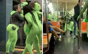 被4 個「外星人」搶手機和錢包還拳打腳踢 紐約2地鐵女乘客報警抓人