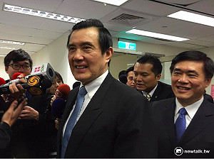 「郝強」結盟拚黨魁 馬英九現身不表態
