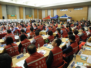 災防演習 「失聲」10餘天的侯友宜簡短致詞