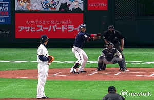 王柏融射日2分砲 中職首勝日本國家隊