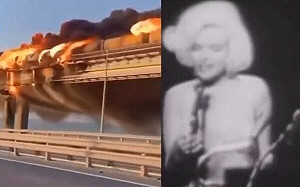 (影)烏克蘭官員Po克里米亞大橋爆炸影片 配生日快樂歌｢為普丁祝壽｣