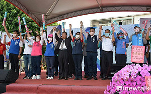 南市議員吳禹寰競總成立  3500人助陣高喊「凍蒜」