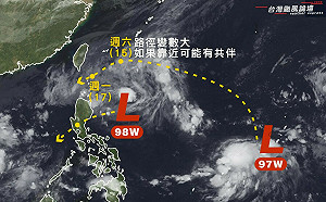 曾文水庫補水有望！「桑卡」颱風最快週六成颱 全台有雨