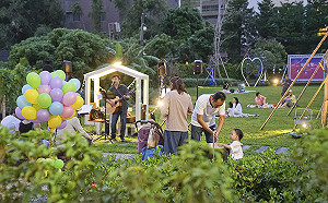 爵士音樂節美食區搬進飯店草地 福華聯手排隊美食大優惠