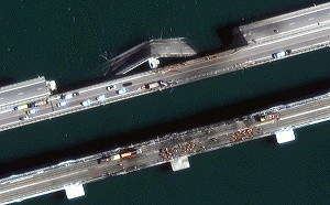 被炸3天就搶通! 最新衛星照片 克里米亞大橋已恢復運行