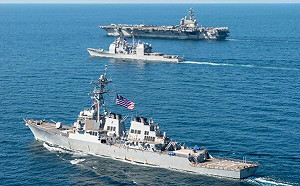 捉襟見肘？！金正恩猛「導彈」 因為雷根號去了南海「沒有大人」