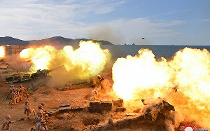 違反協議 北韓朝軍事緩衝區射80多發砲彈 抗議「警戒風暴」金正恩已射31導彈