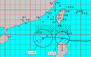 尼莎颱風今晚有望「解除海警」明日不排除有劇烈豪雨