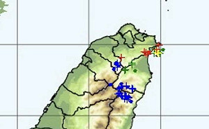 尼莎外圍雲帶對流強！鄭明典：閃電訊號從花蓮方向往北移