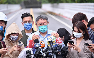 柯文哲視察水門「讓大家看看」 認證自己只是出來「作秀的說明」