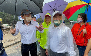 尼莎過後》民進黨團砲打柯文哲 陳時中跑行程勘災