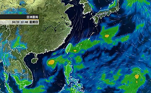 好天氣只到明日！「類尼莎」明晚開始接近：10/24前東半部豪大雨
