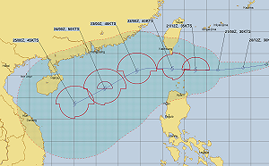 熱帶低壓影響明天又要下雨！相似路徑網戲稱：尼莎二世