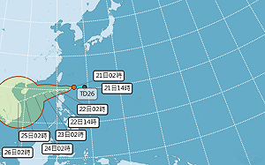 「類尼莎」熱帶低壓逼近 白天晴朗回溫傍晚恐變天