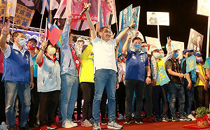 侯友宜赴樹林三峽揭催票三部曲   強調為國家做事是福氣