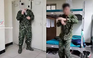 (影)抖音一響父母白養！關指部4人營區內「抽菸尬舞拍抖音」下場出爐