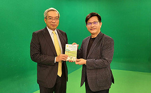 接受謝金河專訪 林佳龍：台灣的機會來自中國對世界的威脅