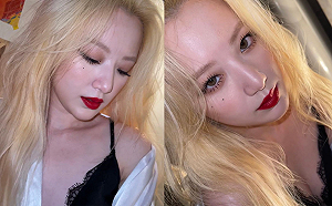 (G)I-DLE舒華胸前失守  金髮紅唇超誘惑  網喊：犯規！警察來了