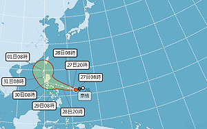 有機會放颱風假？輕颱「奈格」恐海陸警同發！東半部明顯大雨