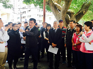 視察台中交通 賀陳旦：全力推動台中機場升級