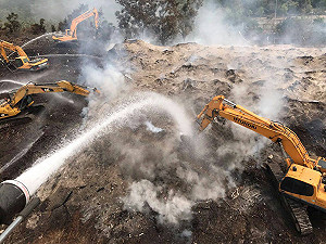 空拍機助滅火 台中市利用熱影像監測火場環境