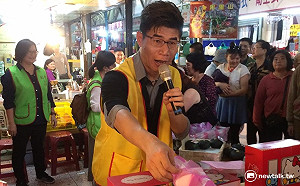 寶島叫賣哥 擔任創世園遊會愛心大使