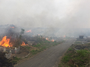 清明掃墓火警頻傳 各地消防隊疲於奔命