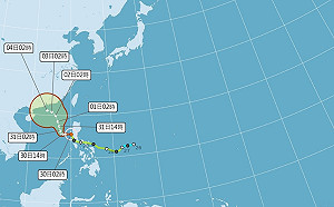 吳德榮：奈格颱風對台威脅未減輕 應慎防致災性降雨