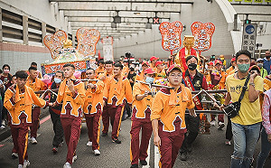 旗津天后宮媽祖遶境  時隔8年再穿越過港隧道