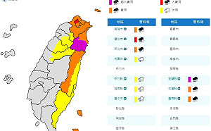 士林北投大豪雨特報 北市災防辦公室強烈建議堤外車主儘早移車