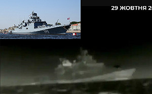 (影)烏創自殺無人水面艦艇海戰新時代！傳俄黑海艦隊新旗艦「馬卡洛夫上將號」受損