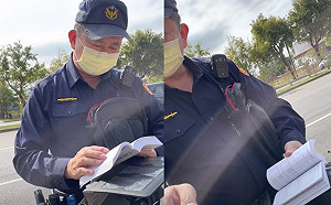 雲林警先攔機車才翻法條「反被騎士教育」 丟一句「若開這張也不過份」就跑