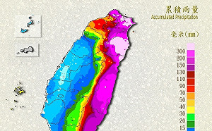 「奈格」挾雨炸宜蘭！西帽山3天累積雨量達1234毫米