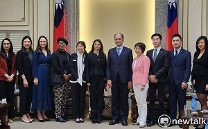 接見美國人權基金會訪團 游錫堃憂威權中國會輕啟戰端