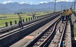 台鐵工安意外！4工人搶修震災路段被鋼軌反彈擊傷