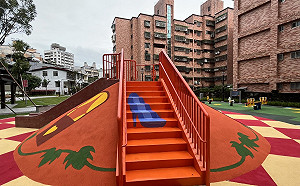 新北新店永平公園開放啟用 童話主題滿足小朋友期待