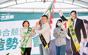 林佳龍「最暖代打」廖婉如連趕蘆洲、中和、板橋議員競總成立
