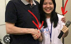 徐巧芯看圖說故事酸陳時中鹹豬手牽人妻 王定宇一圖反嗆：這是什麼手？