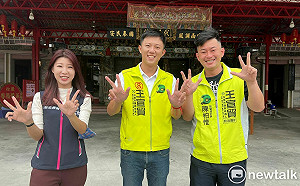 3Q哥陪王宣貿掃街  陳柏惟想當鹽水人天天吃意麵