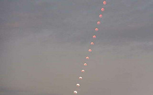 千年一遇！鄭明典分享「血月月全食」美照 網驚豔：好厲害