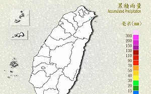 終於放晴了！累積雨量圖超乾淨 鄭明典也讚嘆：真難得