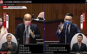 蘇貞昌又發火! 嗆洪孟楷「你媽媽質詢也不會像你這樣的態度」