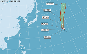 山貓颱風生成對台無影響 吳德榮:今晚變天連3天濕冷