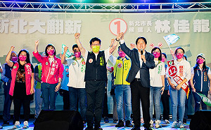 賴清德大讚林佳龍:一流的人才、一流的市政規劃