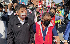 黃珊珊批他一直是第三名 陳時中:暗夜吹哨壯膽